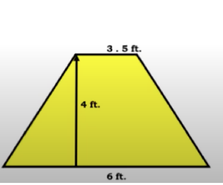 Lenny the One-Armed Lobster trapped in a trapezoid, part of a math word problem where students solve for area